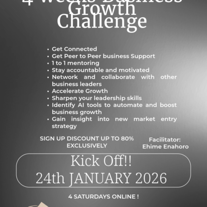 4 Weeks Business Growth Challenge